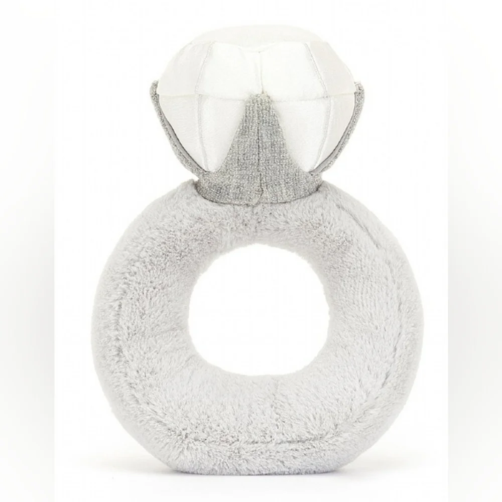 Jellycat Amuseable Diamond Ring Plush & Soft 8x5" NWT - Picture 3 of 5